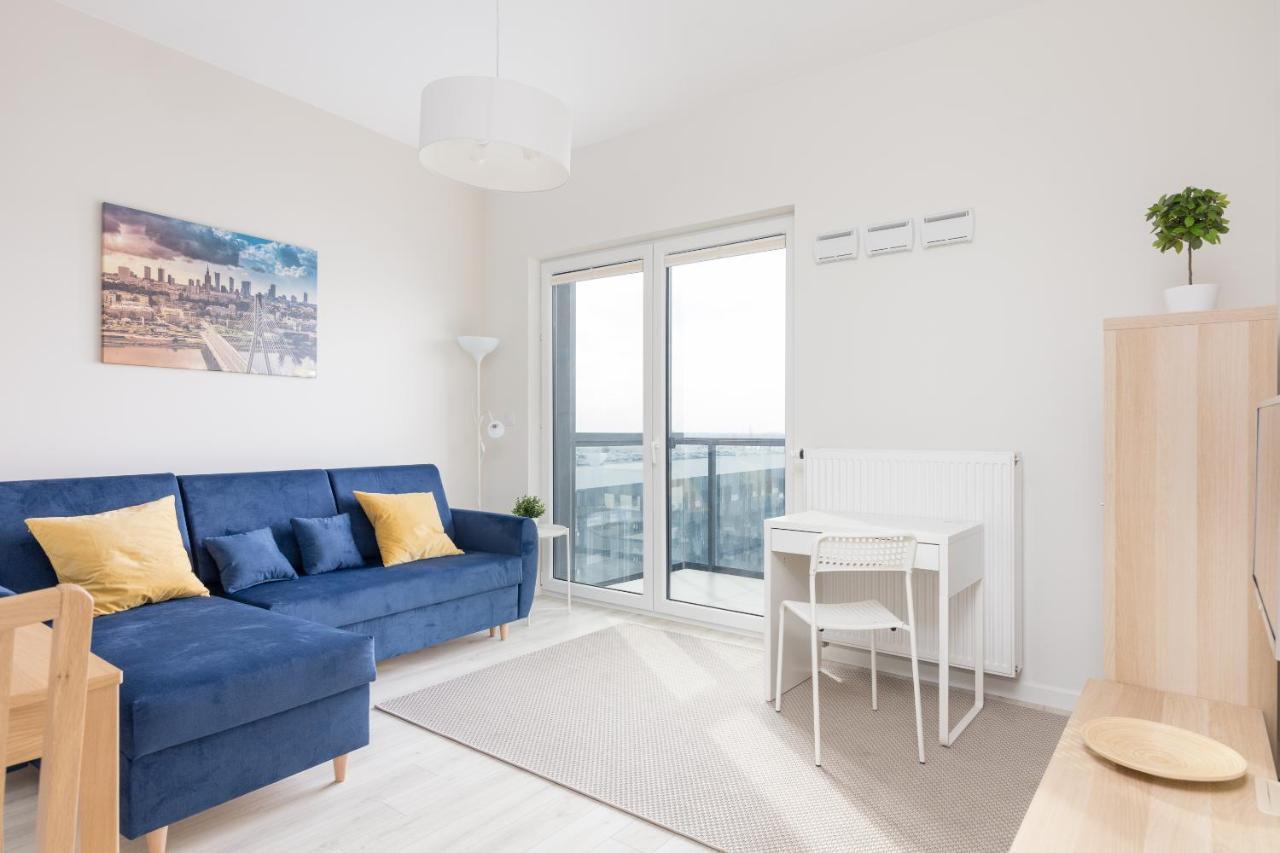 Wola Chic Blue Apartment Varşova Dış mekan fotoğraf