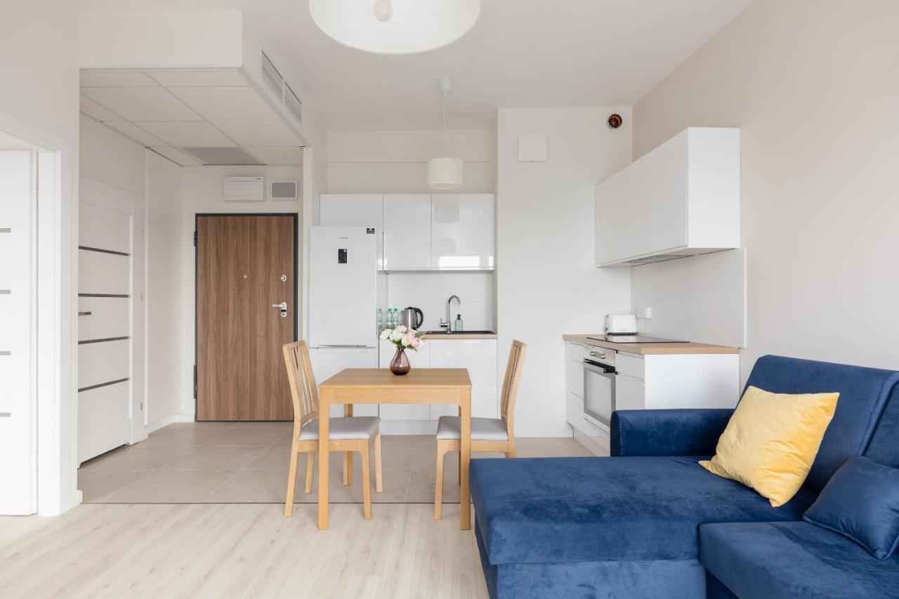 Wola Chic Blue Apartment Varşova Dış mekan fotoğraf