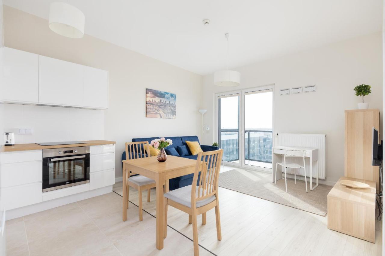 Wola Chic Blue Apartment Varşova Dış mekan fotoğraf