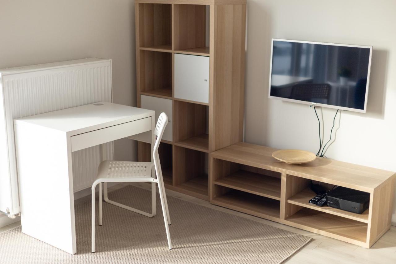 Wola Chic Blue Apartment Varşova Dış mekan fotoğraf