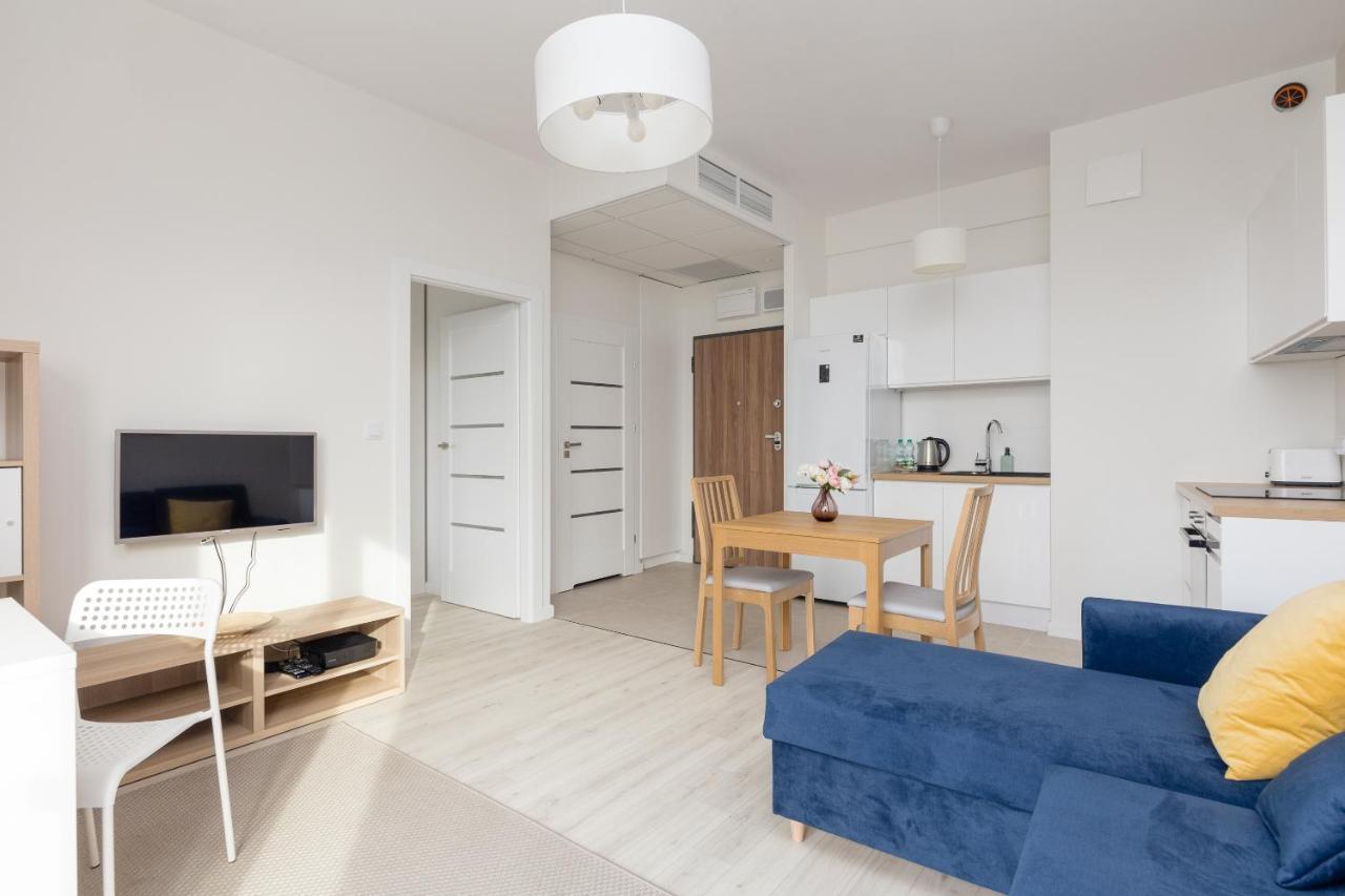 Wola Chic Blue Apartment Varşova Dış mekan fotoğraf